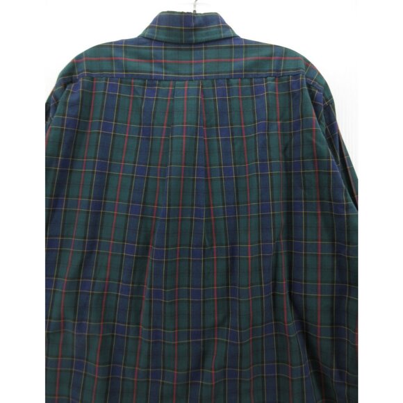 VINTAGE McGregor Shirt XL Button Down Plaid Pocket Classics Preppy 90s - Picture 7 of 10